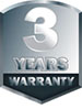 3 Year Warranty